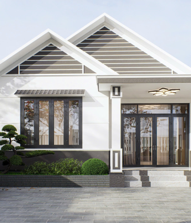 Mẫu nhà nóc thái